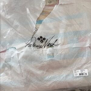 🧡💙💛💚New Patricia Nash Hand Loomed Cotton Weave Tote Multi Stripe Collection